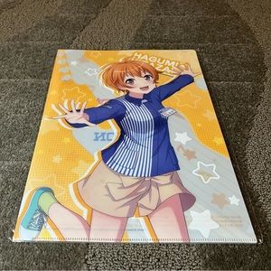 BanG Dream! x Lawson Hagumi Kitazawa Clear File Folder Plastic Anime Japan Cute